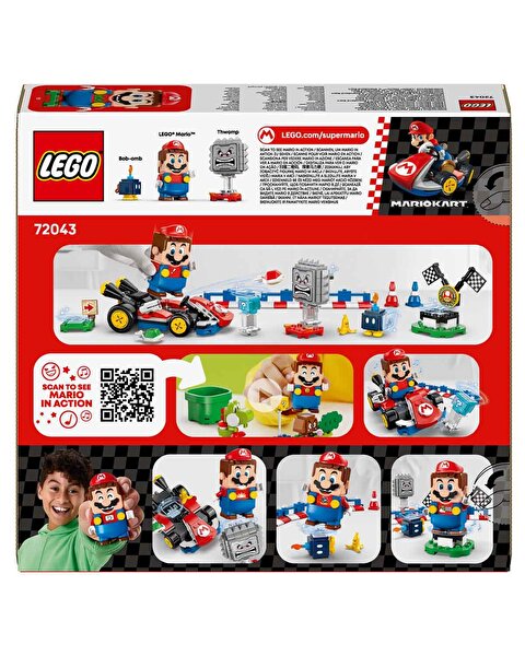 LEGO Super Mario Mario Kart – İnteraktif LEGO Mario ve Standard Kart 72043