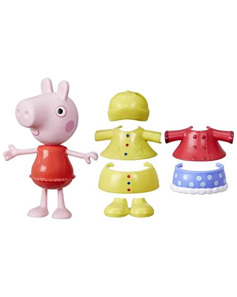 Peppa Pig ve Ailesi Kıyafetli Figür Seti Peppa Pig