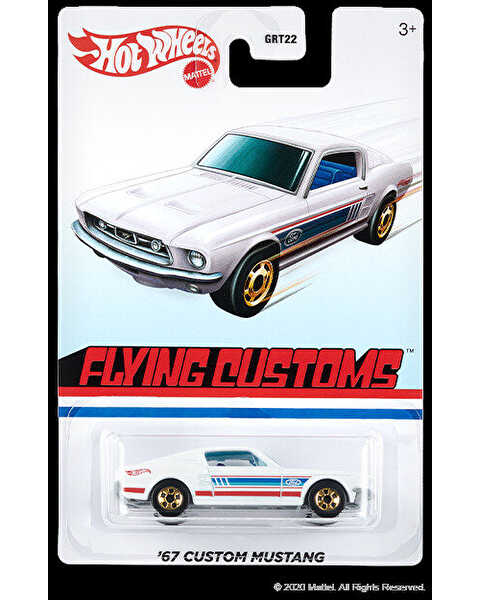 Hot Wheels Temalı Retro Arabalar '67 Custom Mustang GRT25