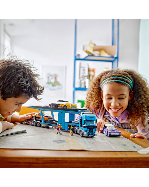 LEGO City Spor Arabalı Araç Taşıma Kamyonu 60408