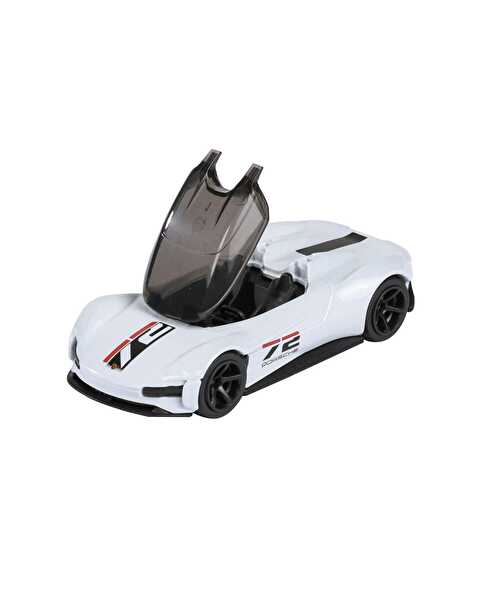 Majorette Porsche Deluxe Metal Model Araba Porsche Vision Gran Turismo Beyaz