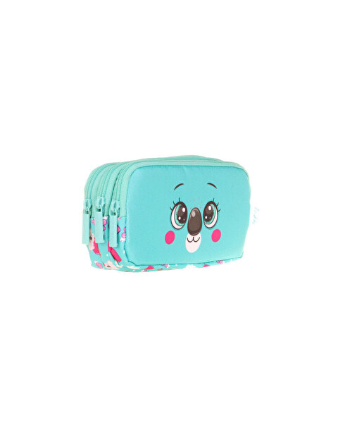 Kaukko Kids 3 Bölmeli Cute Face Koala Kalem Çantası