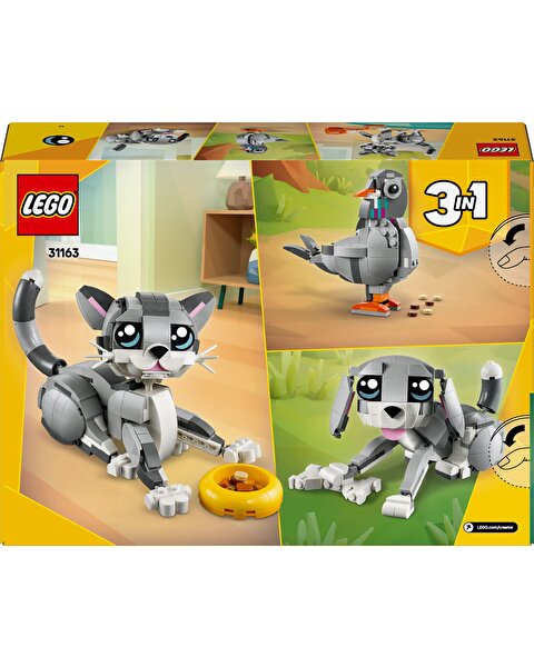 LEGO Creator 3'ü 1 Arada Oyunbaz Kedi 31163