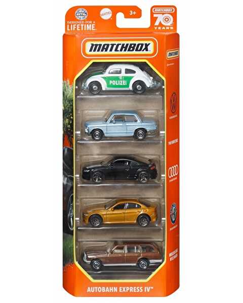 Matchbox Beşli Araba Seti Autobahn Express IV HKY25
