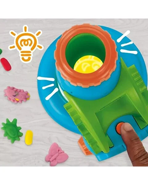 Play Doh Işıklı Mikroskop Oyun Seti