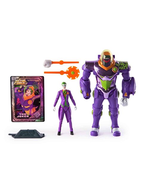 DC Comics Metal Force Joker Zırhlı Aksiyon Figürü 15 Cm