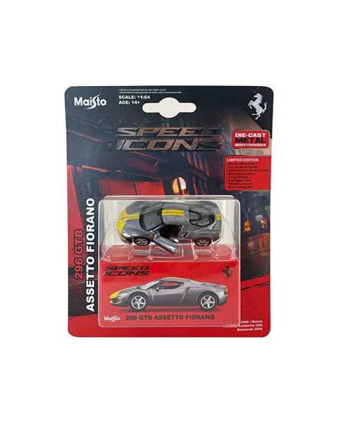 1:64 Speed Icons Koleksiyon Araçlar 296 Gtb Assetto Fiorano Gri