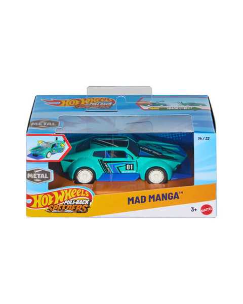 Hot Wheels Pull-Back Speeders 1:43 Arabalar Mad Manga JKR04