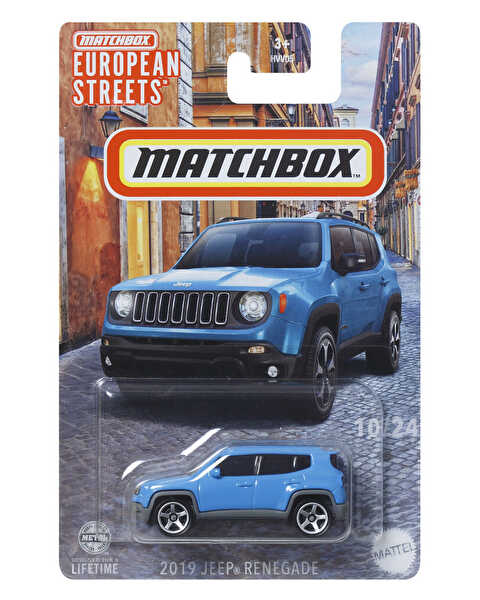 Matchbox European Streets 2019 Jeep Renegade HVV30