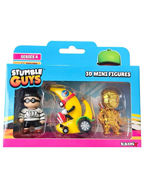 Stumble Guys 3'lü Mini Figür S4 Set 7
