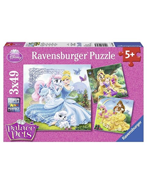 Ravensburger Puzzle 3x49 Parça Belle Cindirella Rapunzel