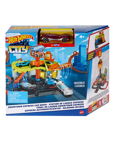 Hot Wheels Şehir Hayatı Serisi Araba Yıkama İstasyonu Oyun Seti HDR27