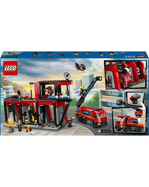 LEGO City İtfaiye Kamyonlu İtfaiye Merkezi 60414