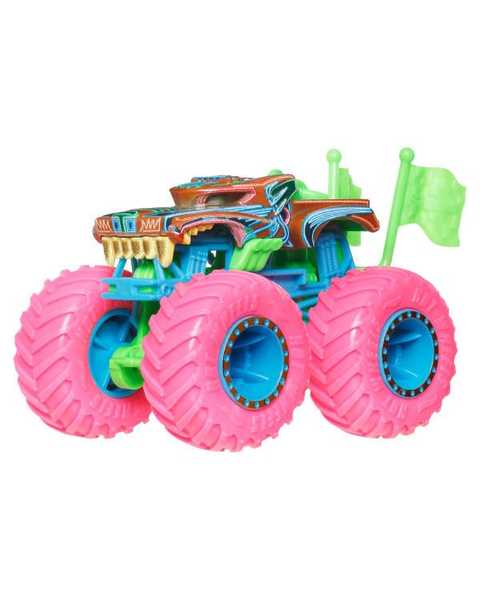 Hot Wheels Monster Trucks Neon Smashers Araç Serisi Hotweiler JMV63