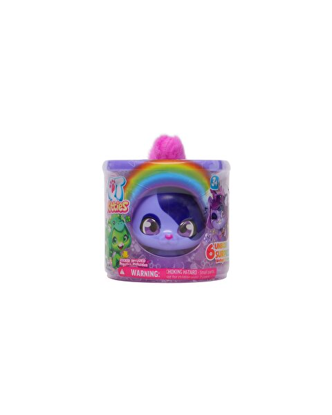 QT Kittie Gökkuşağı Serisi Sürpriz Aksesuarlı Yavru Kedi Rocky