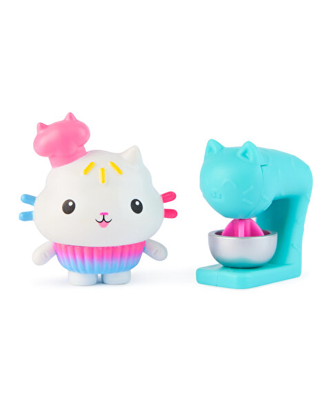 Gabby’s Dollhouse Cakey Cat & Cake Mixer Figür ve Aksesuar Seti