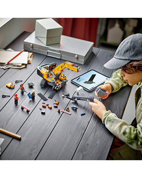 LEGO City Sarı İnşaat Ekskavatörü 60420