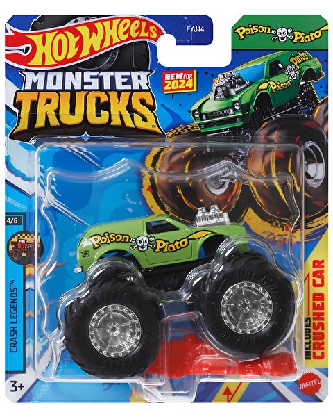 Hot Wheels Monster Trucks 1:64 Arabalar Poison Pinto HTM31