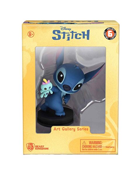 Disney Stitch Art Gallery Serisi Tekli Figür Paketi Stitch The Scrump Thrower