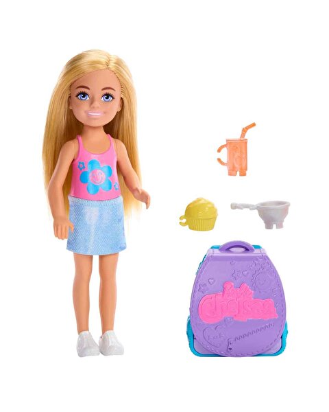 Barbie Chelsea Sırt Çantası Olabilen Cupcake Oyun Seti JBF46