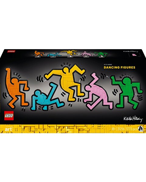 LEGO Art Keith Haring Dans Eden Figürler 31216