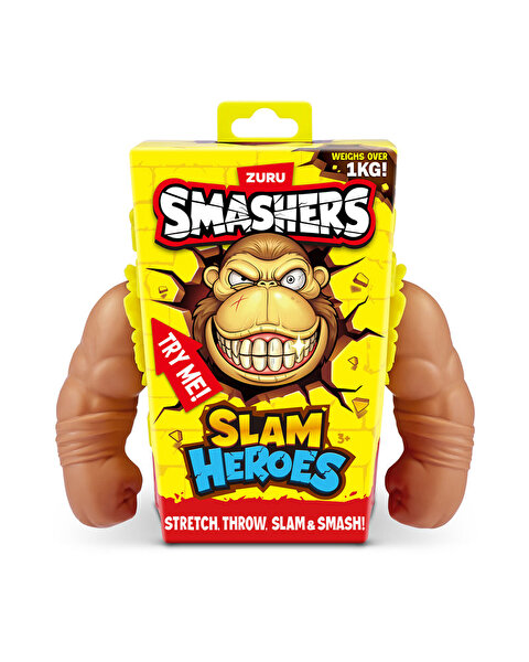 Smashers Slam Heroes Esneyen Goril Figür Kahverengi̇
