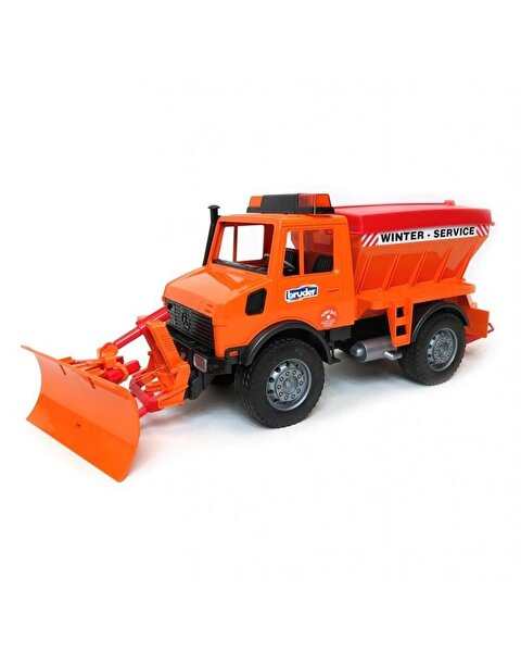 Bruder Mercedes Benz Unimog Kar Temizleyici ve Tuzlayıcı