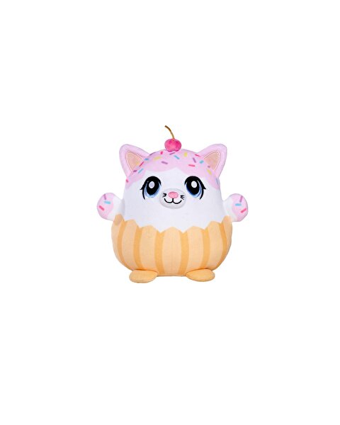 Cute Softies Sevimli Peluş Cup Cake Kedi 24 Cm