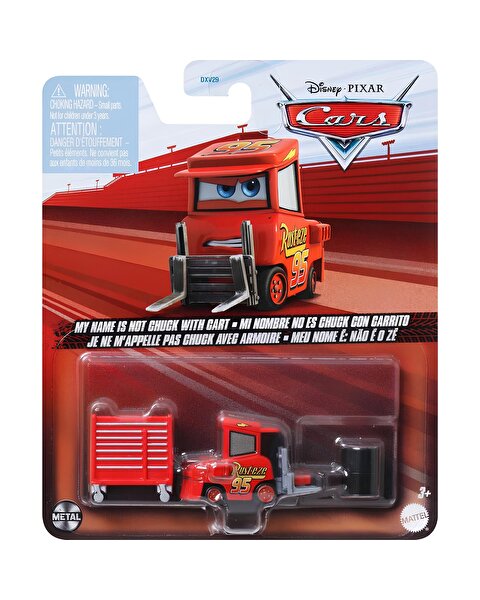 Cars 3 Tekli Karakter Araçlar My Name Is Not Chuck With Cart JDG66
