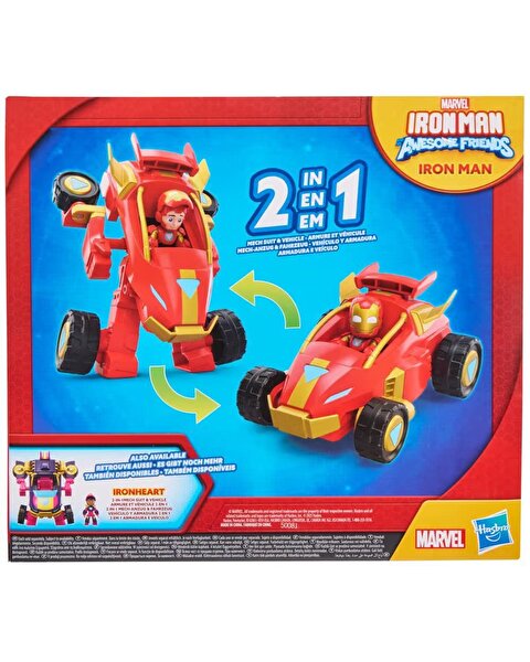 Marvel Iron Man ve Muhteşem Arkadaşları 2'si 1 Arada Araç Seti G1474