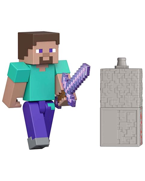 Mi̇necraft Aksesuarlı Fi̇gür Steve JJR85