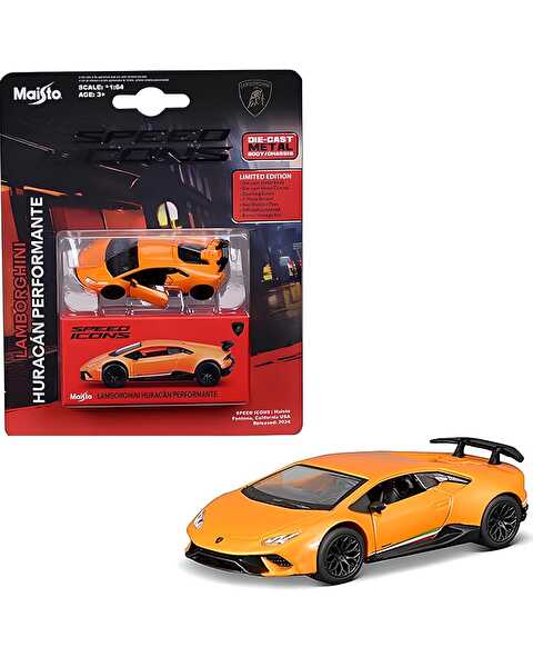 1:64 Speed Icons Koleksiyon Araçlar Lamborghini Huracan Performante Turuncu