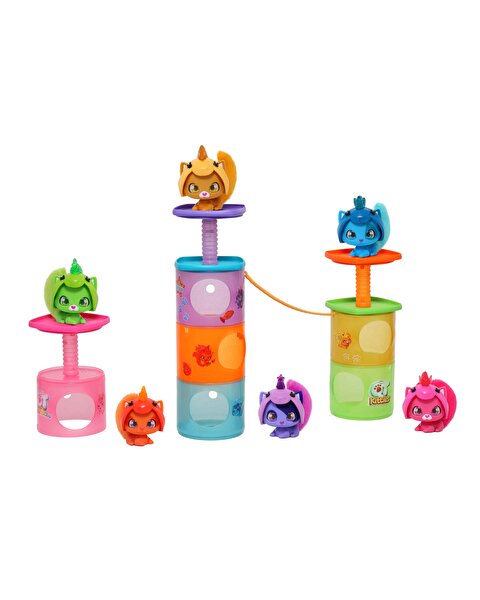 QT Kittie Gökkuşağı Serisi Sürpriz Aksesuarlı Yavru Kedi Zap