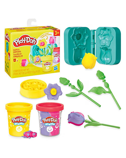 Play Doh Lale ve Nergis Sanat Çiçek Seti G2476