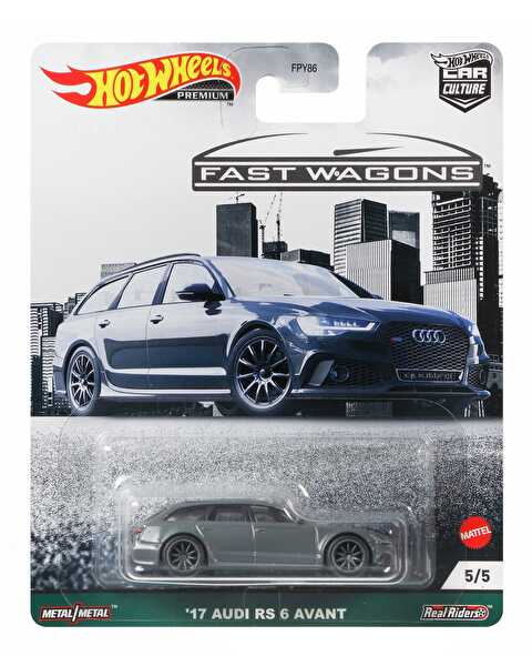 Hot Wheels Car Culture Arabalar '17 Audi RS 6 Avant GRJ65