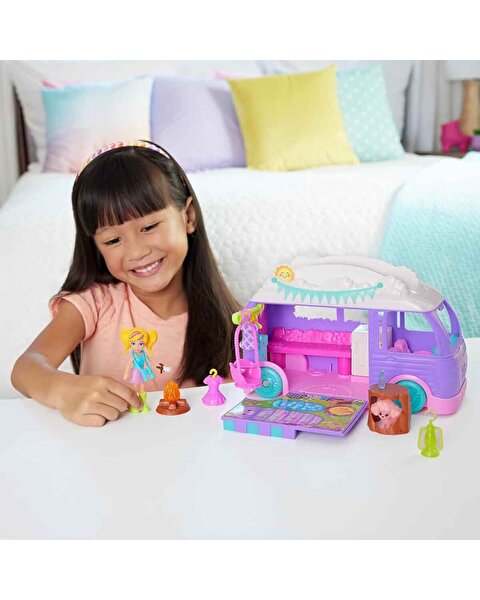 Polly Pocket Eğlenceli Karavan Oyun Seti JCC32