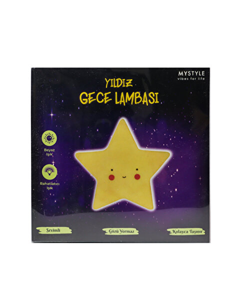 MyStyle Gece Lambaları Pembe Renkli Oda Işığı Yıldız