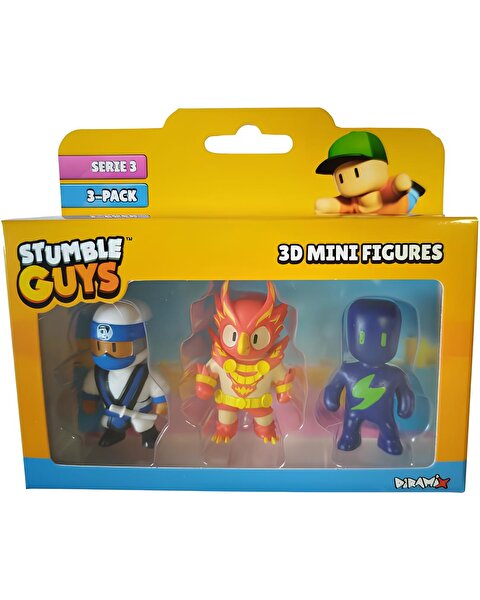 Stumble Guys 3'lü Mini Figür Seti 5 S3 40023