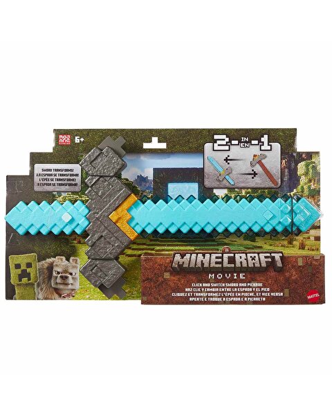 Minecraft 2'si 1 Arada Dönüşebilen Kılıç JFR72