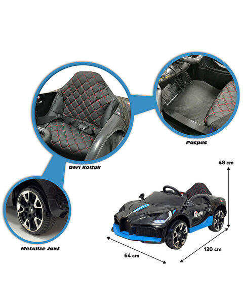 Style Gt 12 Volt Akülü Araba Siyah