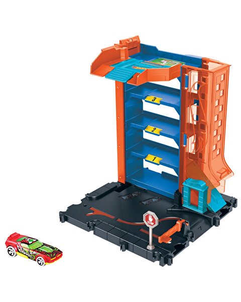 Hot Wheels Şehir Hayatı Serisi Katlı Otopark Oyun Seti HDR28