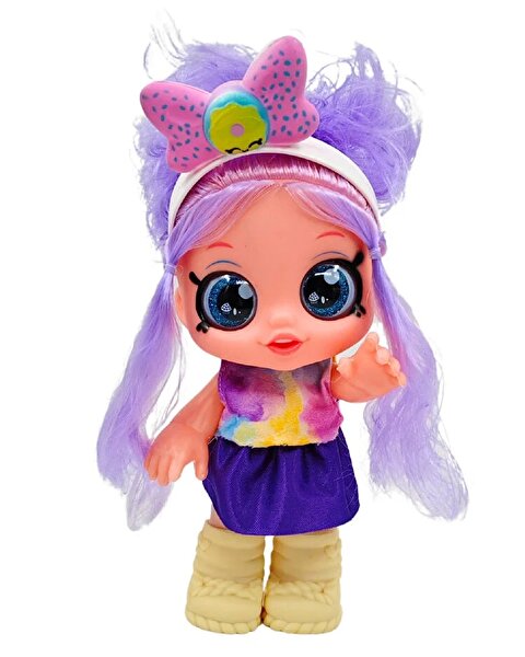 Sesli ve Taşınabilir Çantalı Şeker Kız Roza Bebek