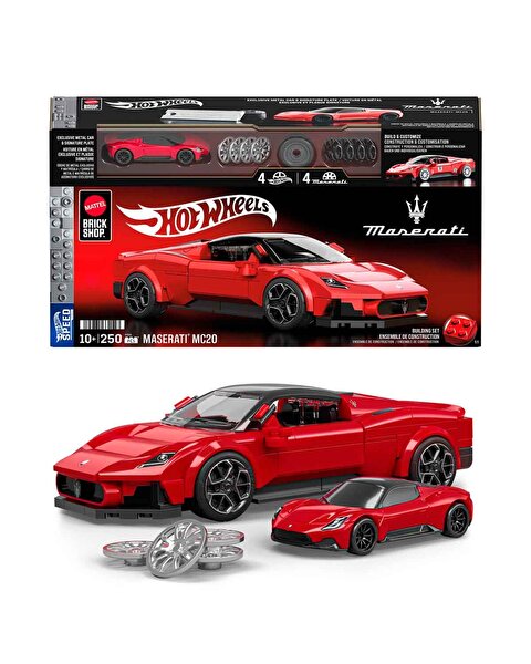 Hot Wheels Speed Serisi Maserati MC20 Araba 250 Parça JFR90