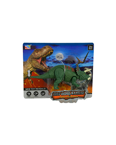 Triceratops Dinozor Figür Yeşil