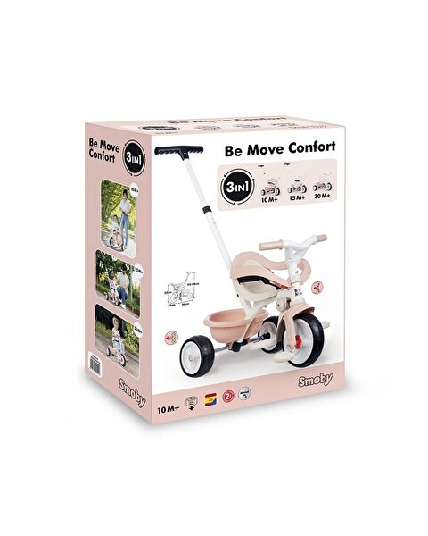 Smoby Be Move Comfort 3 Tekerlekli Bisiklet Pembe