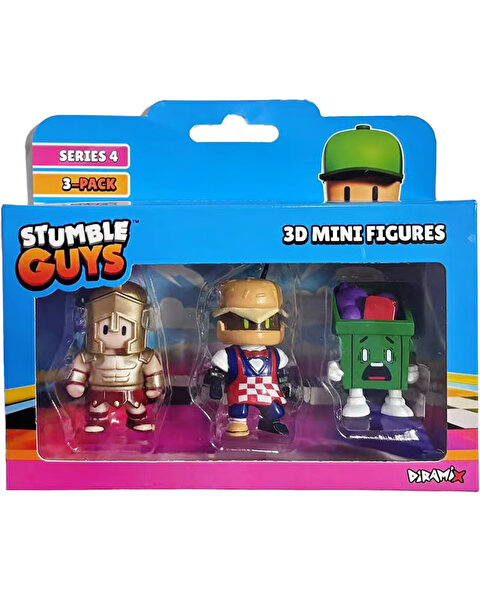 Stumble Guys 3'lü Mini Figür S4 Set 2