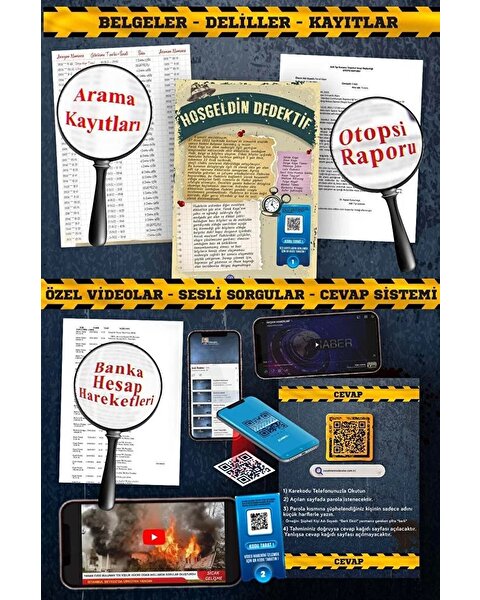 Çözülmemiş Davalar Mahzendeki Cinayet Dedektif Oyunu