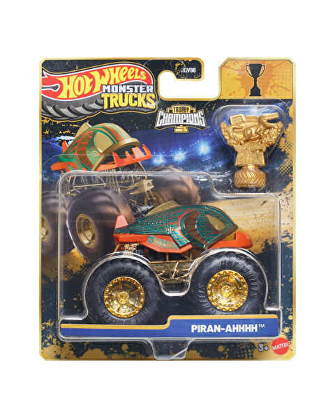 Hot Wheels Monster Trucks Arabalar Trophy Champions Piran-Ahhhh JMV70