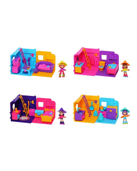 Magic Mini Mysteries Başlangıç Seti 1 Odalı Oyun Seti Turuncu Şapkalı