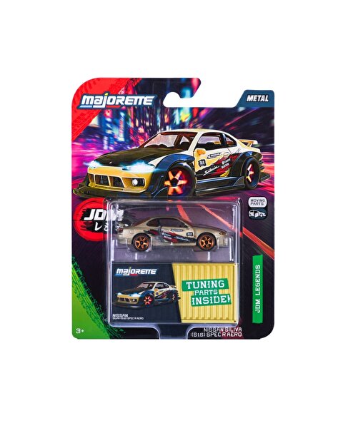 Majorette JDM Legends Deluxe Araba 1:64 Nissan Silvia (S16) Spec R Aero